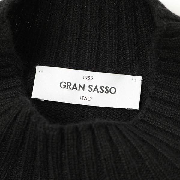 Gran Sasso グランサッソ ニット モックネック ハイゲージ 24171 25024